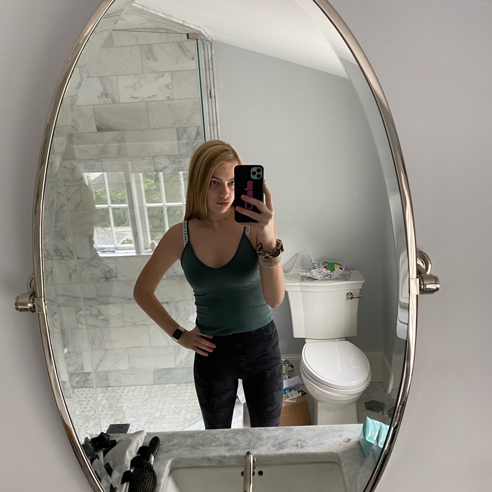 RARE brandy Melville forest green tank